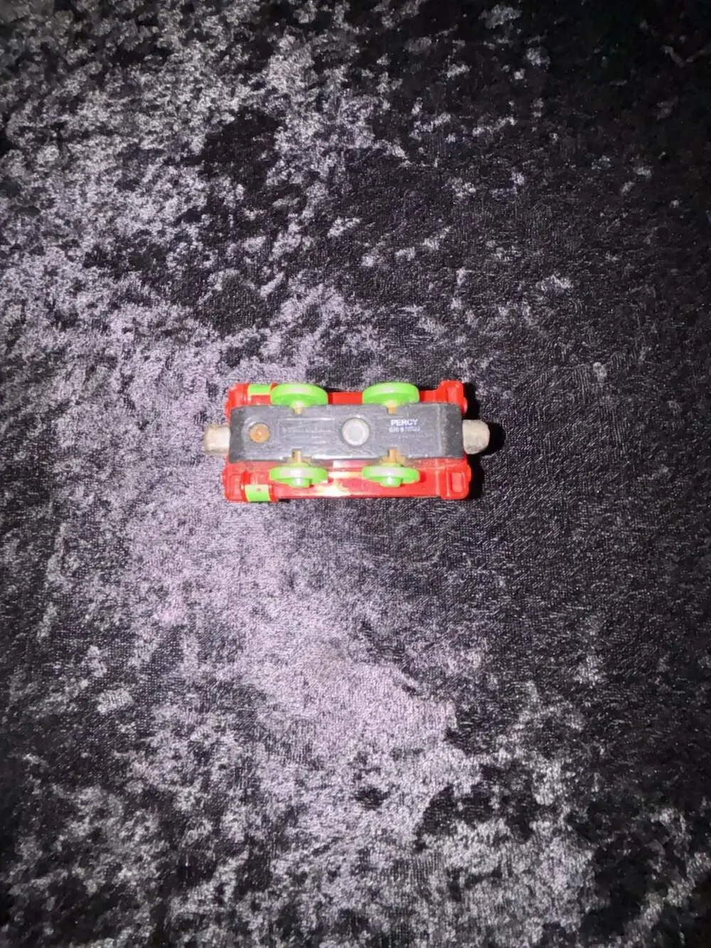 Thomas & Friends Take-N-Play Dirty Speckled Percy Diecast Train Engine #6